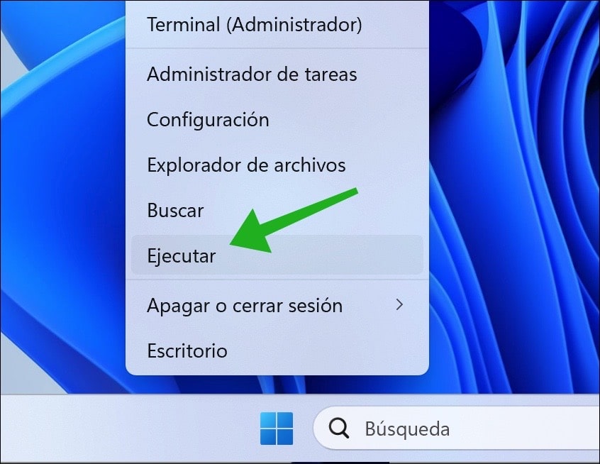 Ejecutar