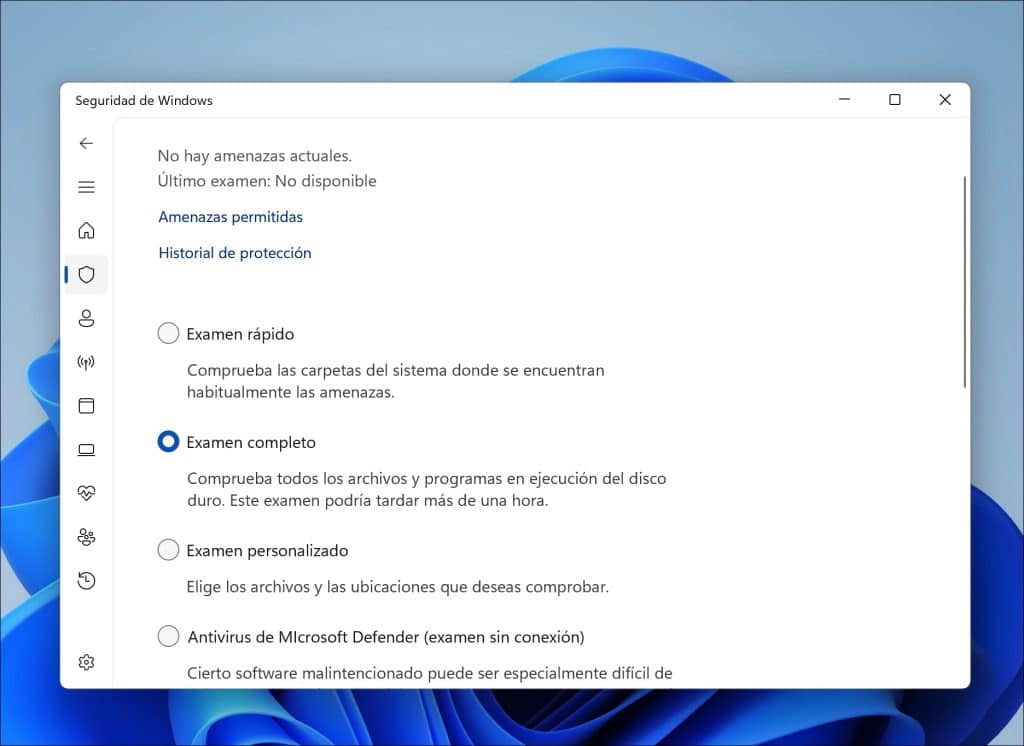 Realizar un análisis completo de virus con Windows Seguridad