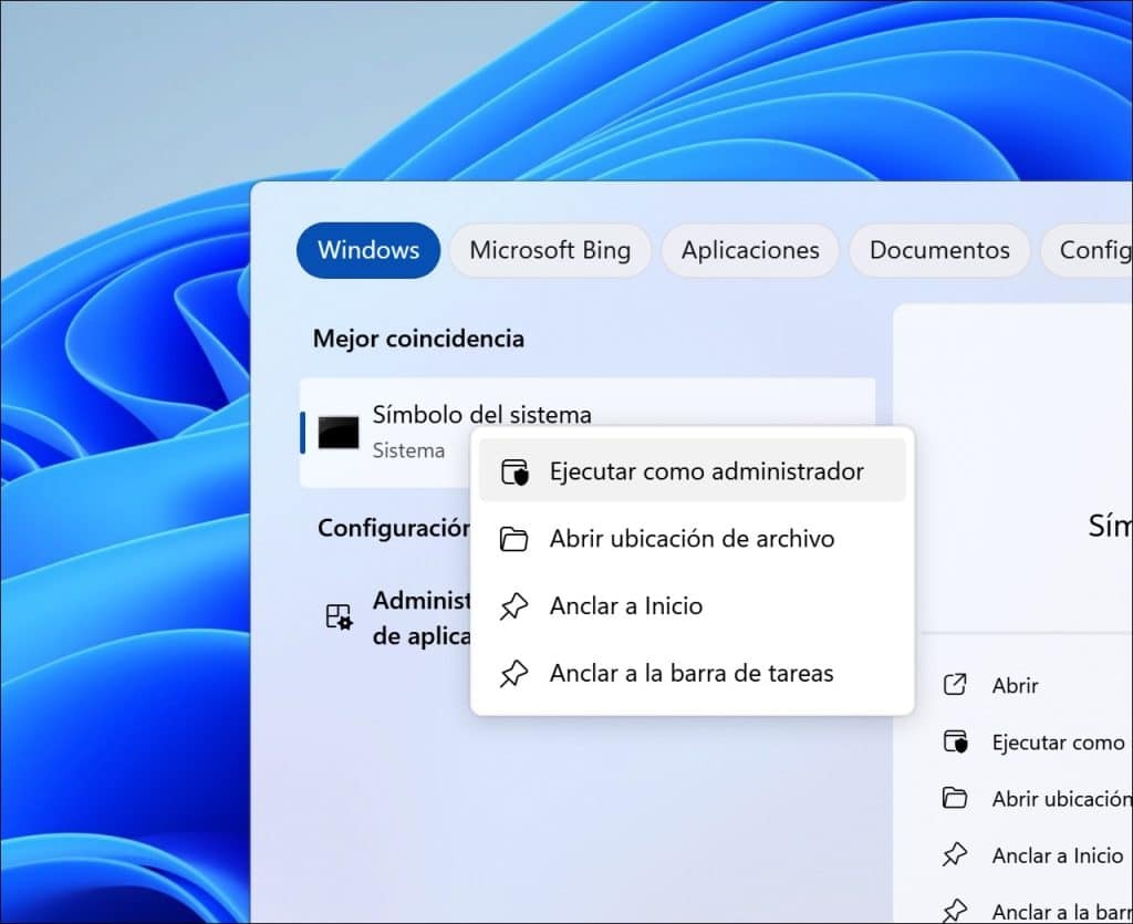 Símbolo del sistema
