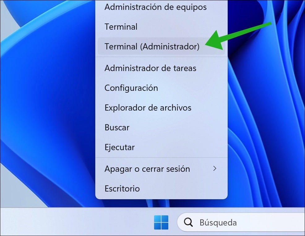 Terminal (administrador)