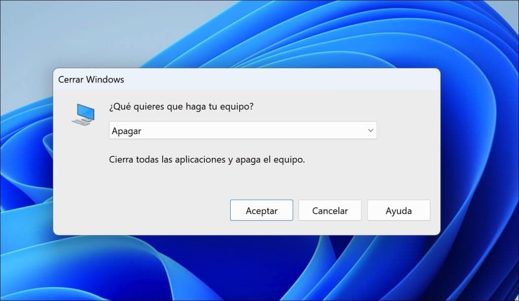 Apagar Windows mediante ALT + F4