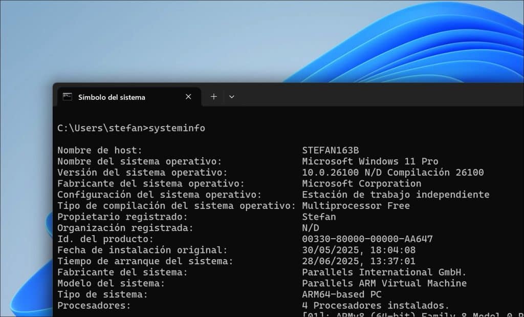 Información completa del sistema
