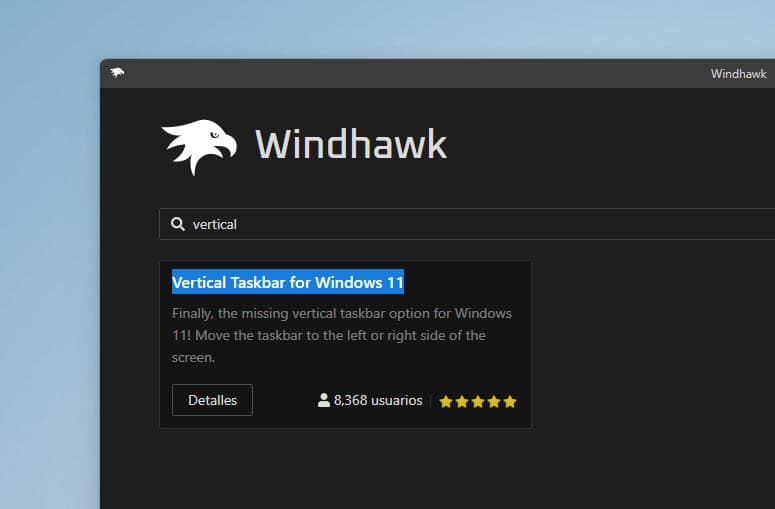 Vertical Taskbar for Windows 11