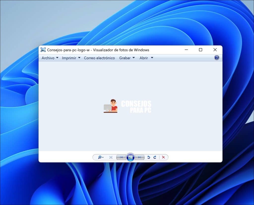 Visualizador de fotos de Windows