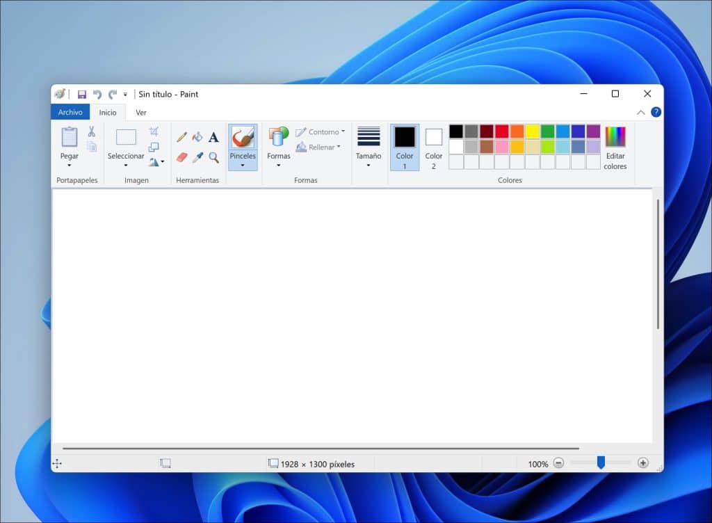 antiguo mspaint en Windows 11