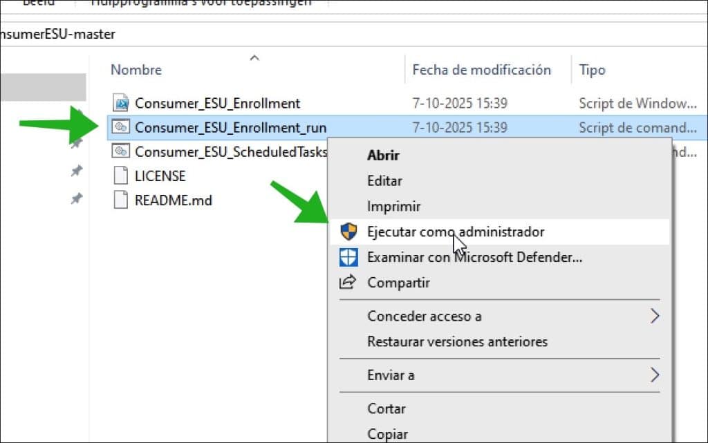 Ejecutar como administrador