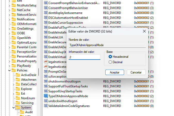 TypeOfAdminApprovalMode