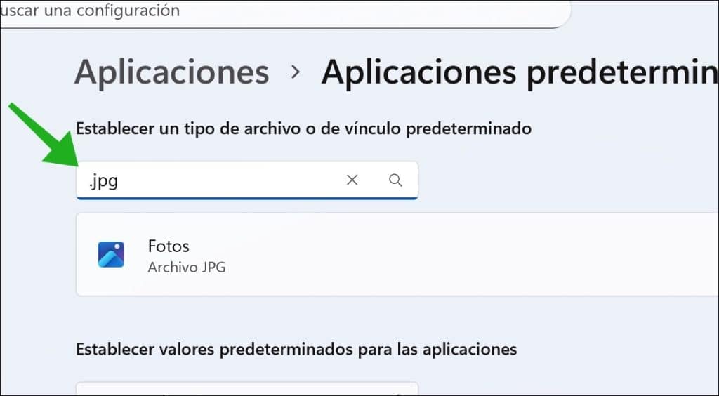 repita este proceso para cada tipo de archivo de imagen